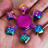 Rainbow Fidget Spinner Assorted Shapes - Monique Biz