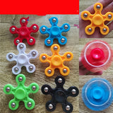 Rainbow Fidget Spinner Assorted Shapes - Monique Biz