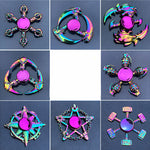 Rainbow Fidget Spinner Assorted Shapes - Monique Biz