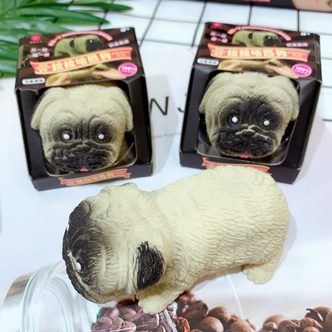 Lala Squishy Dog Pug Toys - Monique Biz