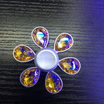 New Water Drop Diamond Fidget Spinner Gem Zinc Alloy - Monique Biz