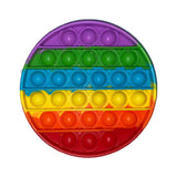 Pop It Bubble Fidget Rainbow Assorted Shapes - Monique Biz