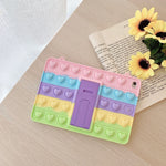 Rainbow Bubble Pop it Case for Apple Ipad - Monique Biz