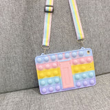 Rainbow Bubble Pop it Case for Apple Ipad - Monique Biz