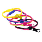 Rainbow-colored Zipper Bracelet - Monique Biz