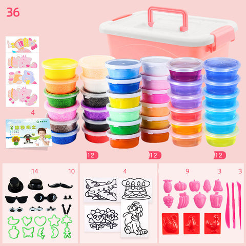 Super light clay 36 color set clay diy toy plasticine - Monique Biz