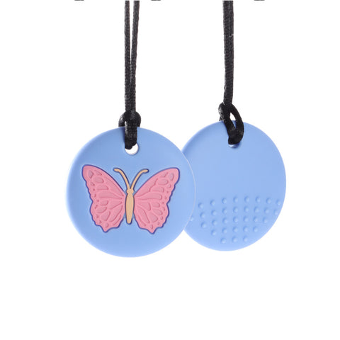 Silicone Butterfly Chewing Necklace - Monique Biz