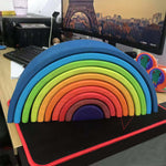 Puzzle Large 12-piece Arch Bridge Rainbow - Monique Biz