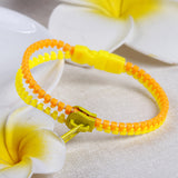 Rainbow-colored Zipper Bracelet - Monique Biz