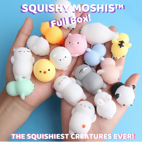 Squishy Moshis™ - Full Box 14 + 2 EXCLUSIVE BONUS - Monique Biz
