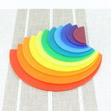 Puzzle Large 12-piece Arch Bridge Rainbow - Monique Biz