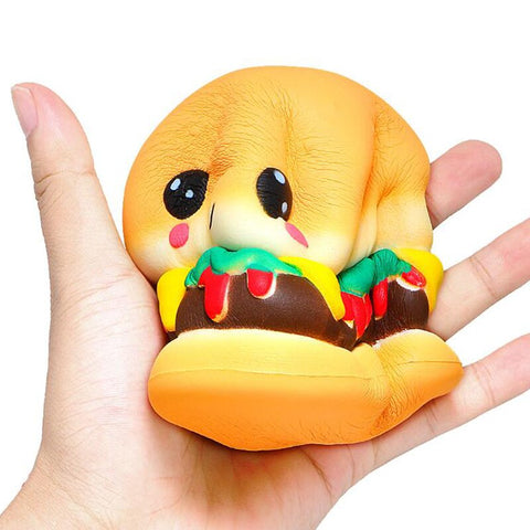 Cartoon burger squishy - Monique Biz